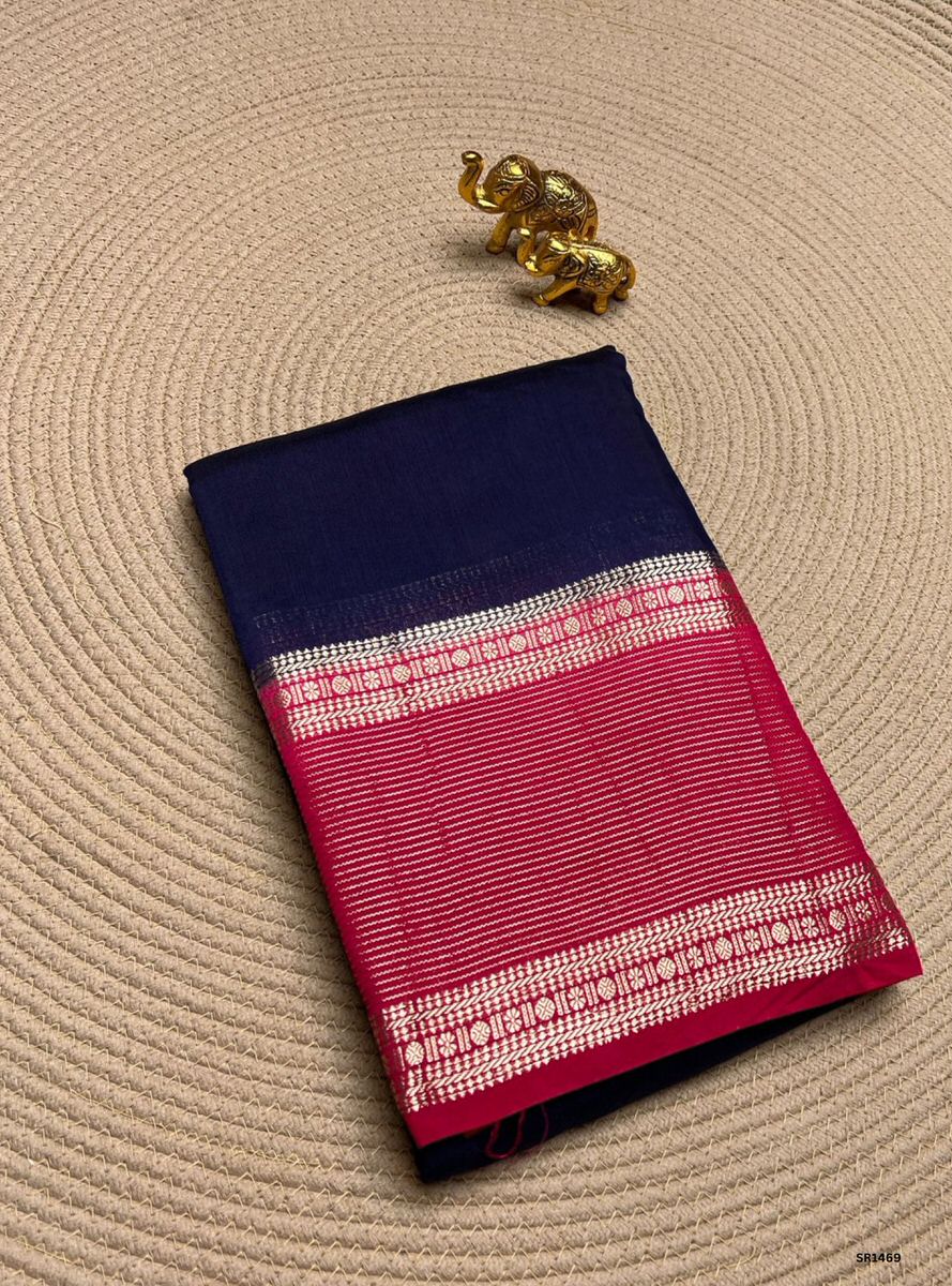Purple & Reddish Pink - Binny Silk Saree