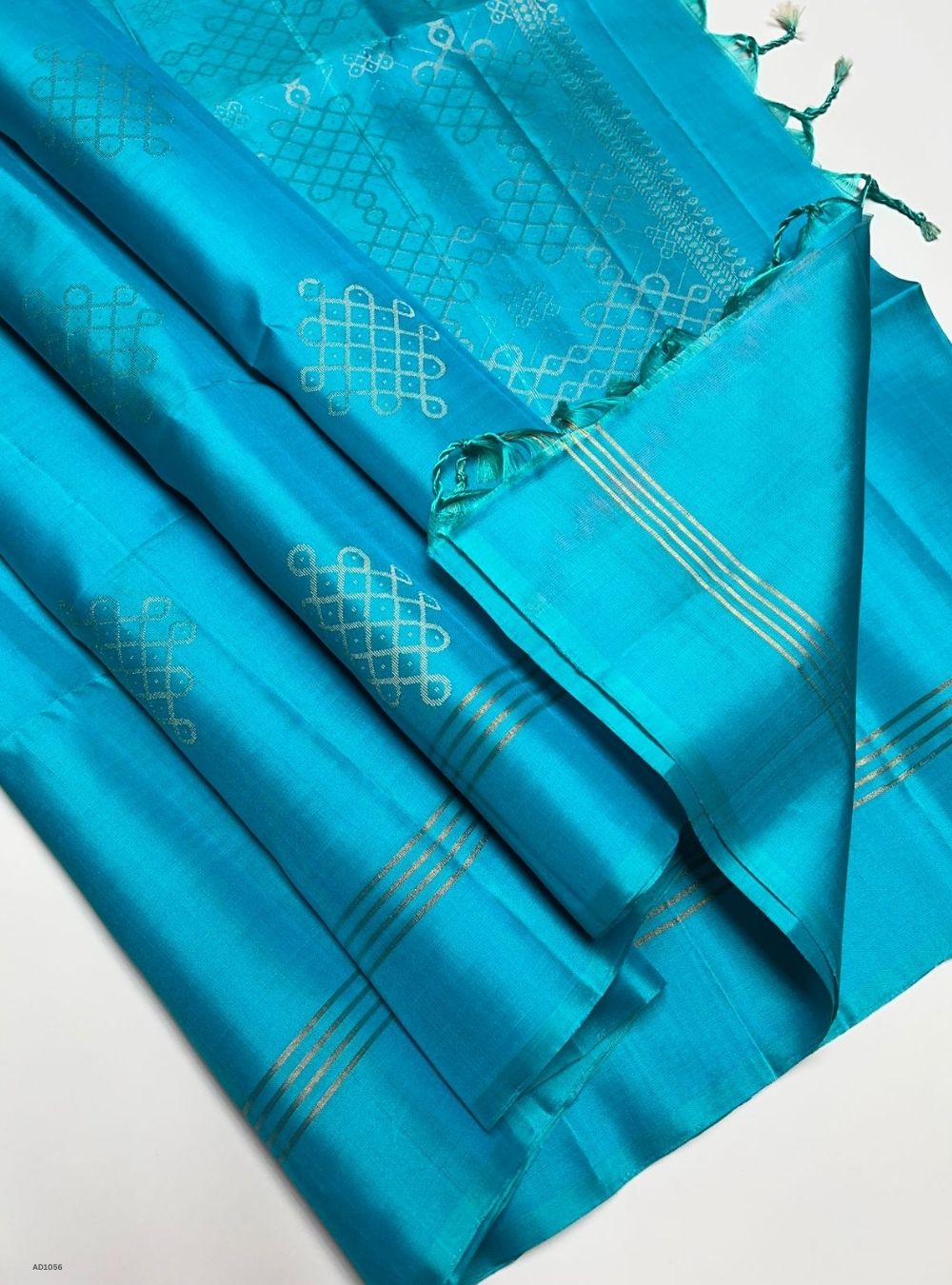 Sky Blue - Soft Silk Saree