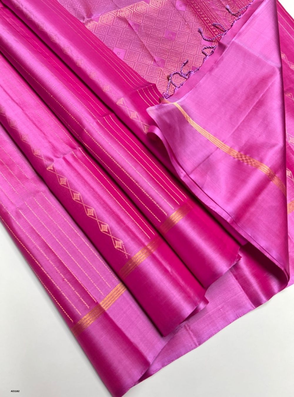 Pink - Soft Silk Saree