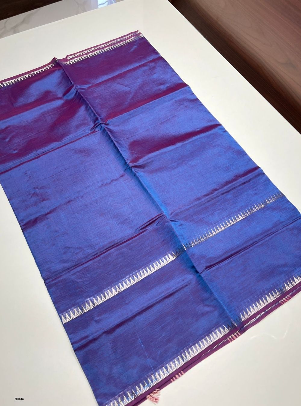 Peacock Blue - Mangalagiri Silk Cotton