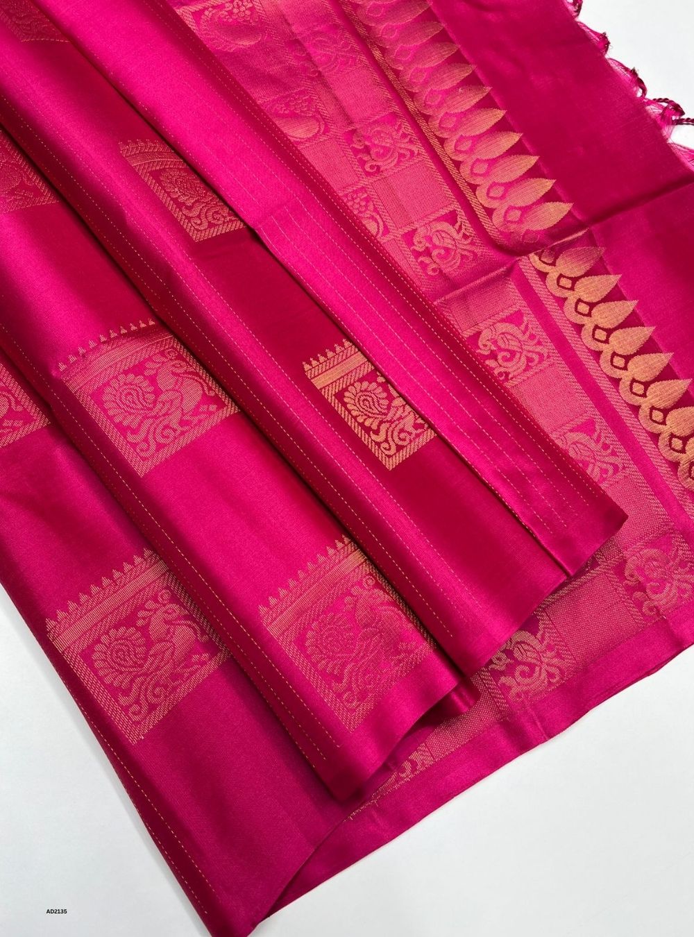 Pink  - Soft Silk Saree