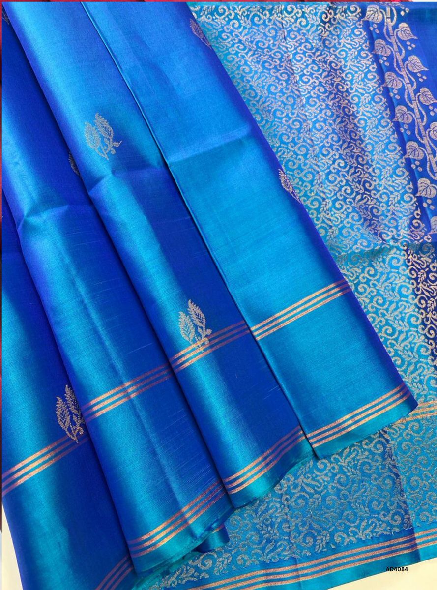 Cobalt Blue - Soft Silk Saree