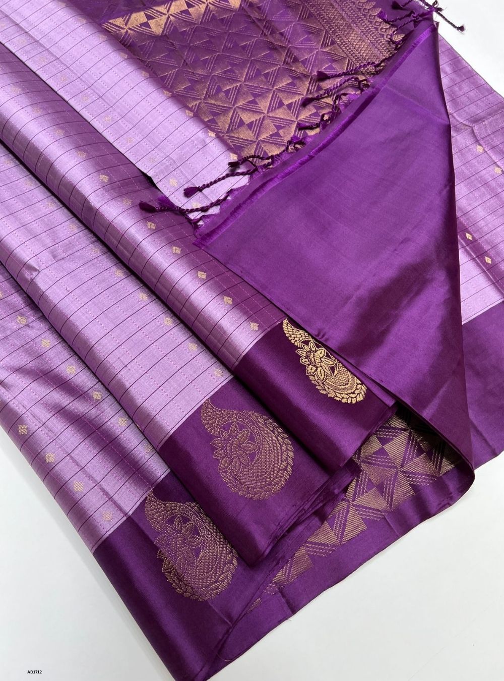 Purple  - Soft Silk Saree