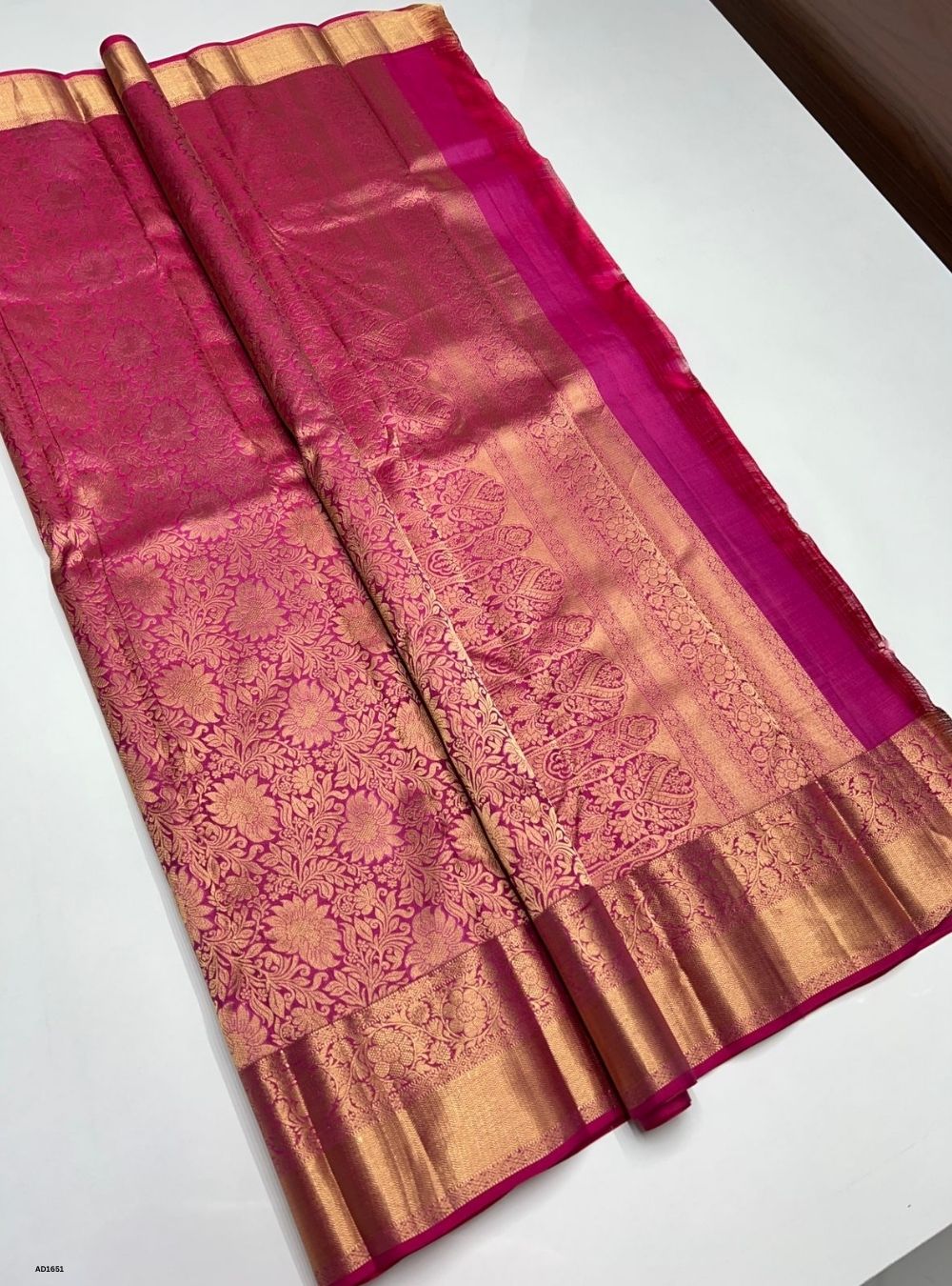 Rani Pink -  Soft Silk Saree