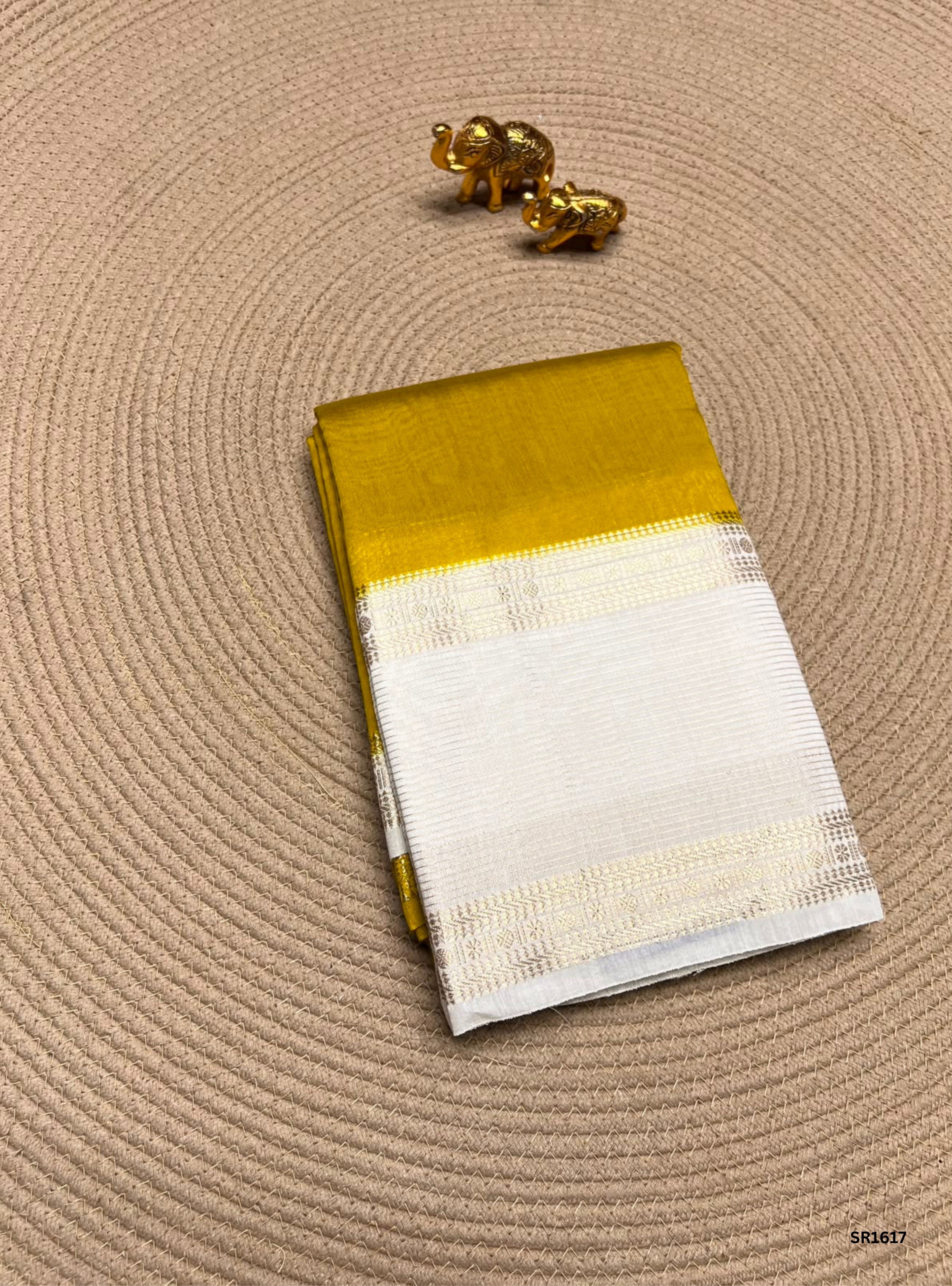 Honey & White - Binny Silk Saree