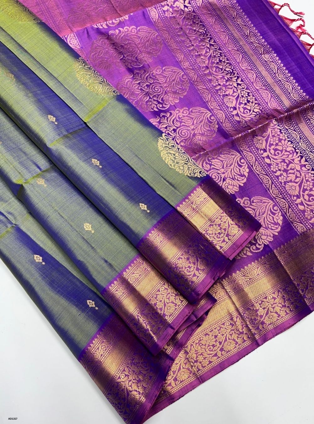 Dual Tone  -  Soft Silk Saree