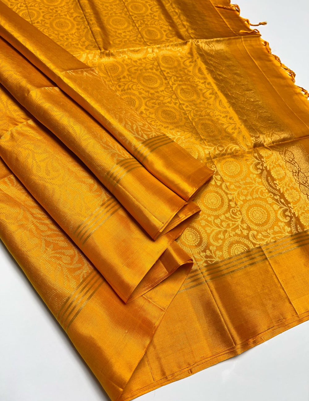 Yellow Color - Soft Silk Saree