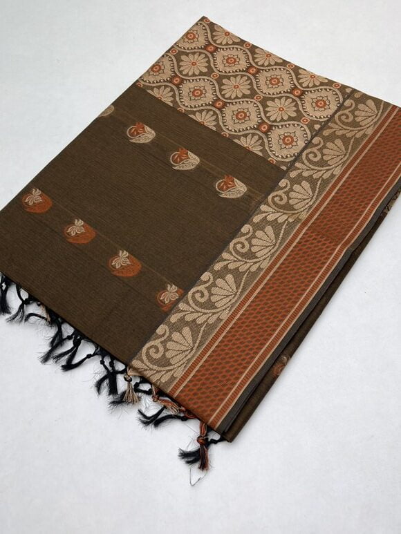 WOODEN BROWN - PURE COTTON