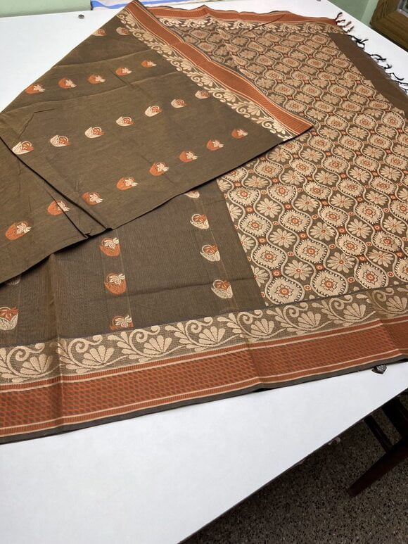 WOODEN BROWN - PURE COTTON