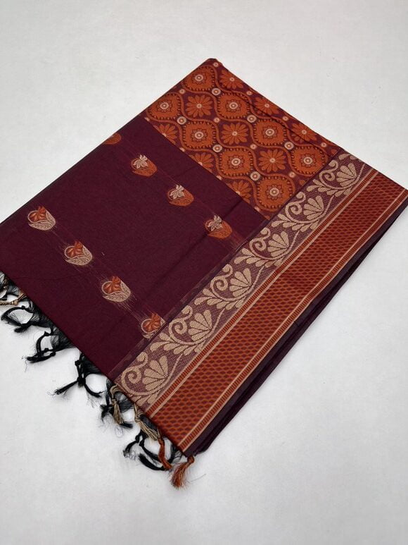 MAROON - PURE COTTON