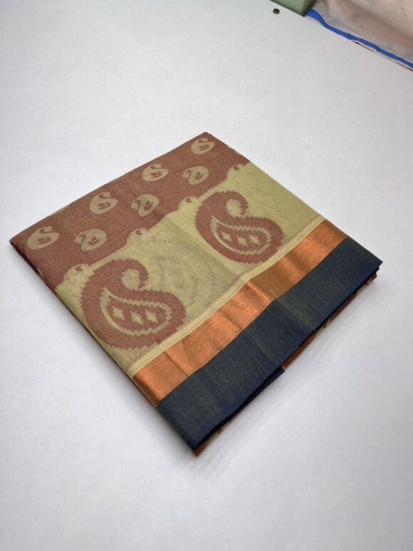 BROWNISH RED - PURE COTTON
