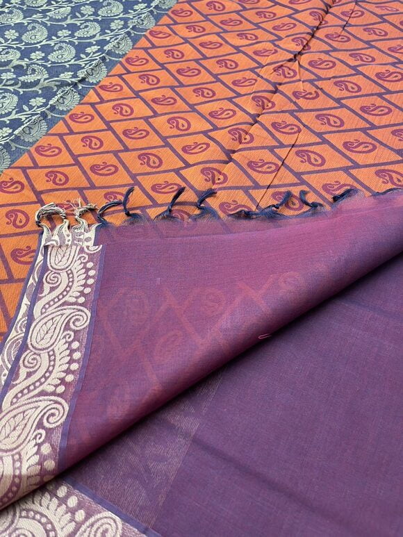 BLACK - PURE COTTON SAREE