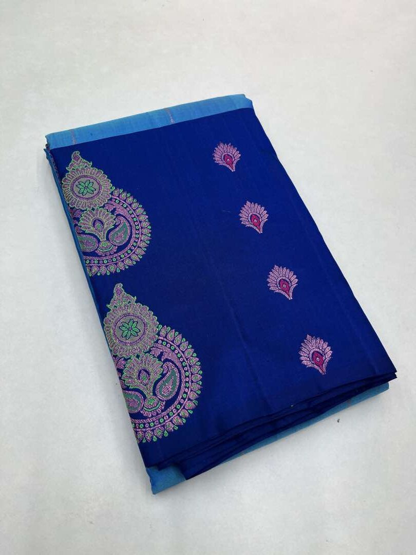 Light Blue - Soft Silk Saree