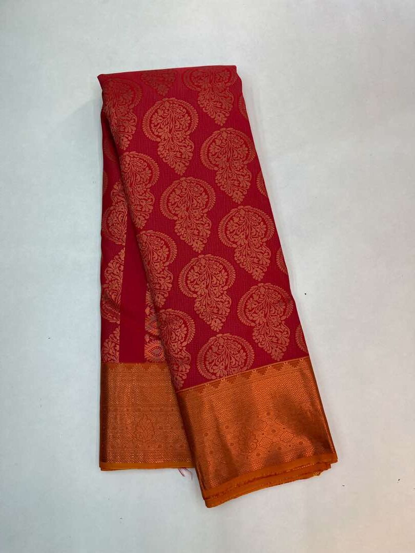 Red - Soft Silk Saree