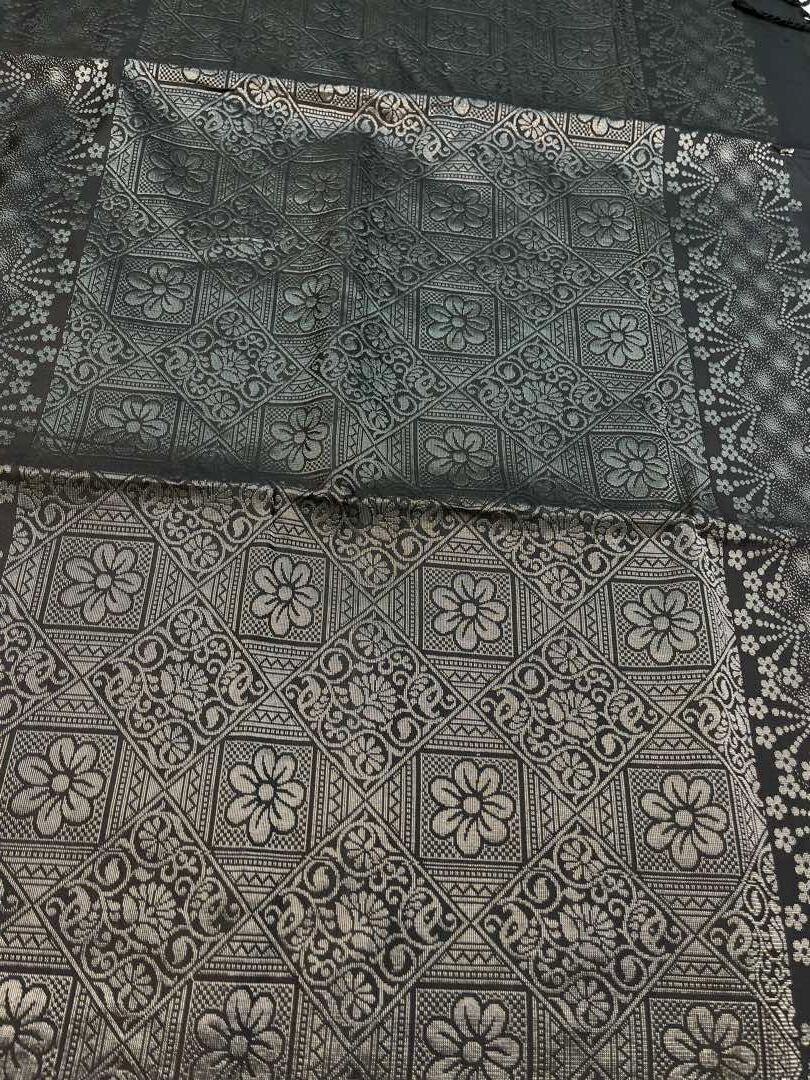 Black - Soft Silk Saree
