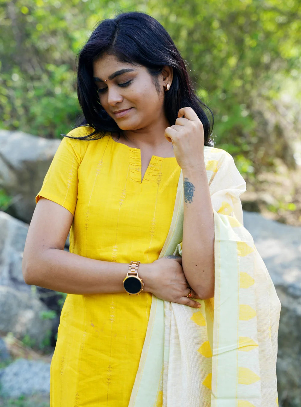 Maragatha Manjal - Salwar Set