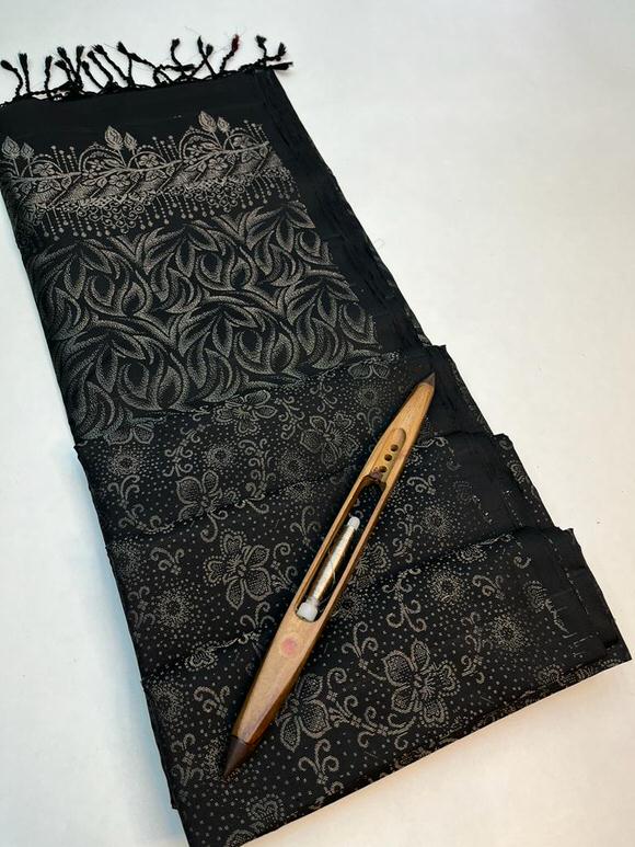 Black - Soft Silk Saree