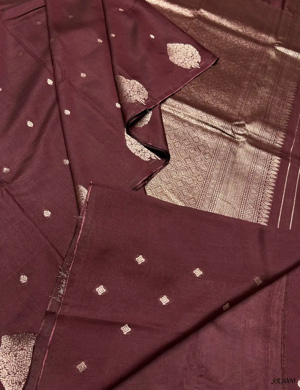 Cinnamon - Viscose Georgette Saree -