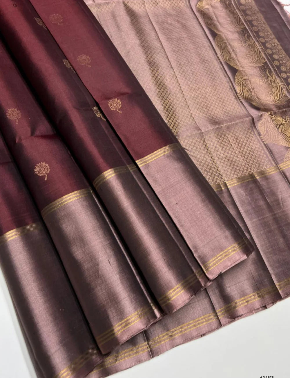Coffee Brown & CoCo- Soft Silk Saree