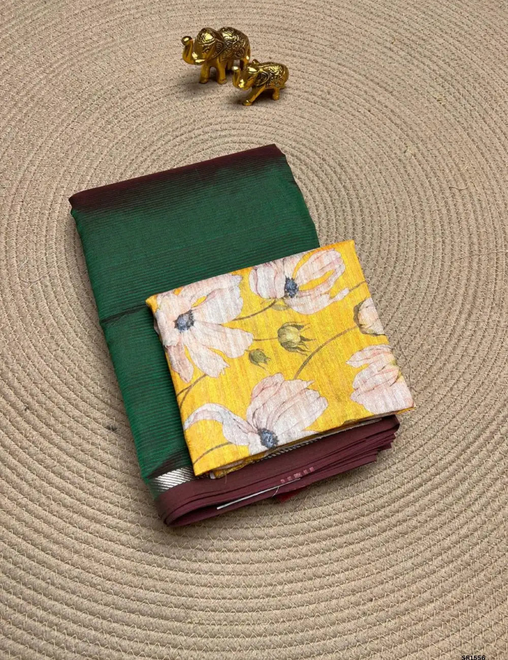 Green - Mangalagiri Silk Cotton Saree