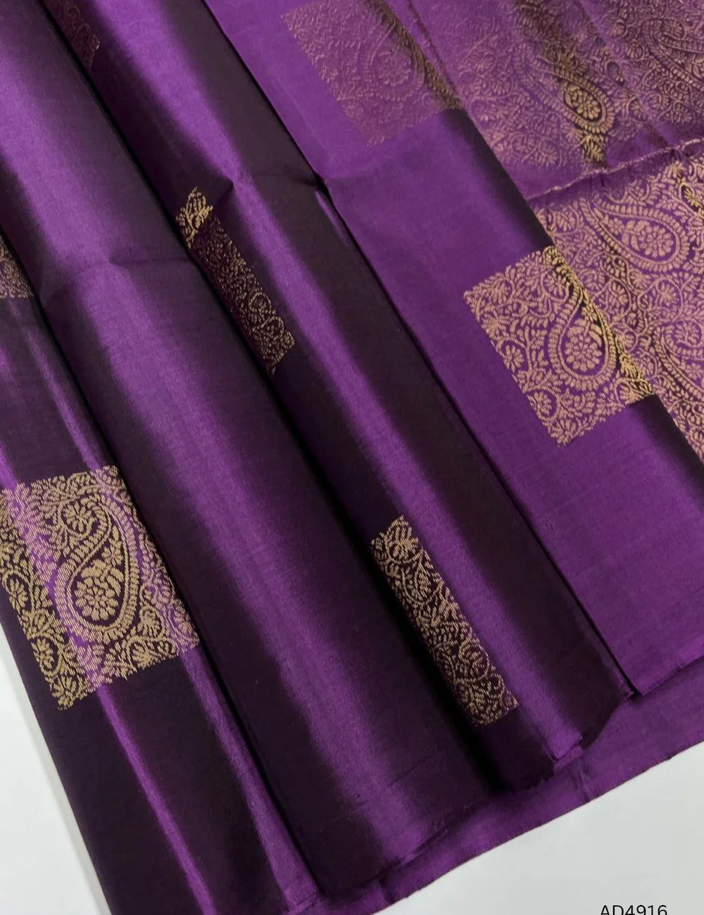 Mauve Purple  - Soft Silk Saree