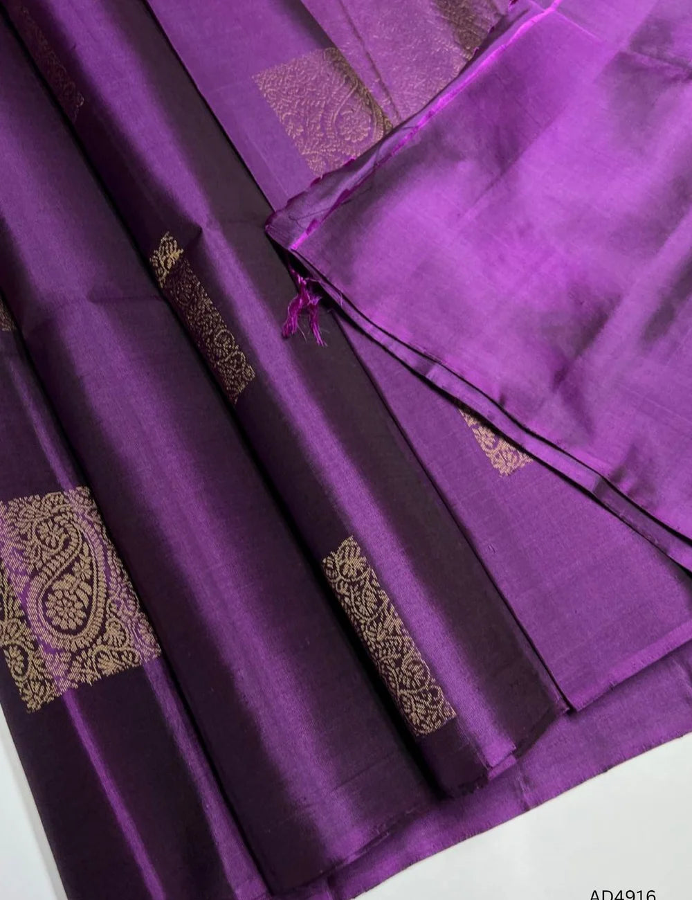 Mauve Purple  - Soft Silk Saree