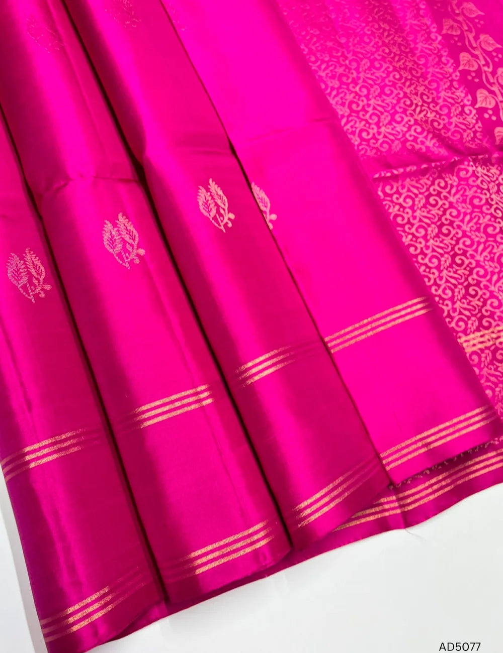 Rani PInk - Soft Silk Saree