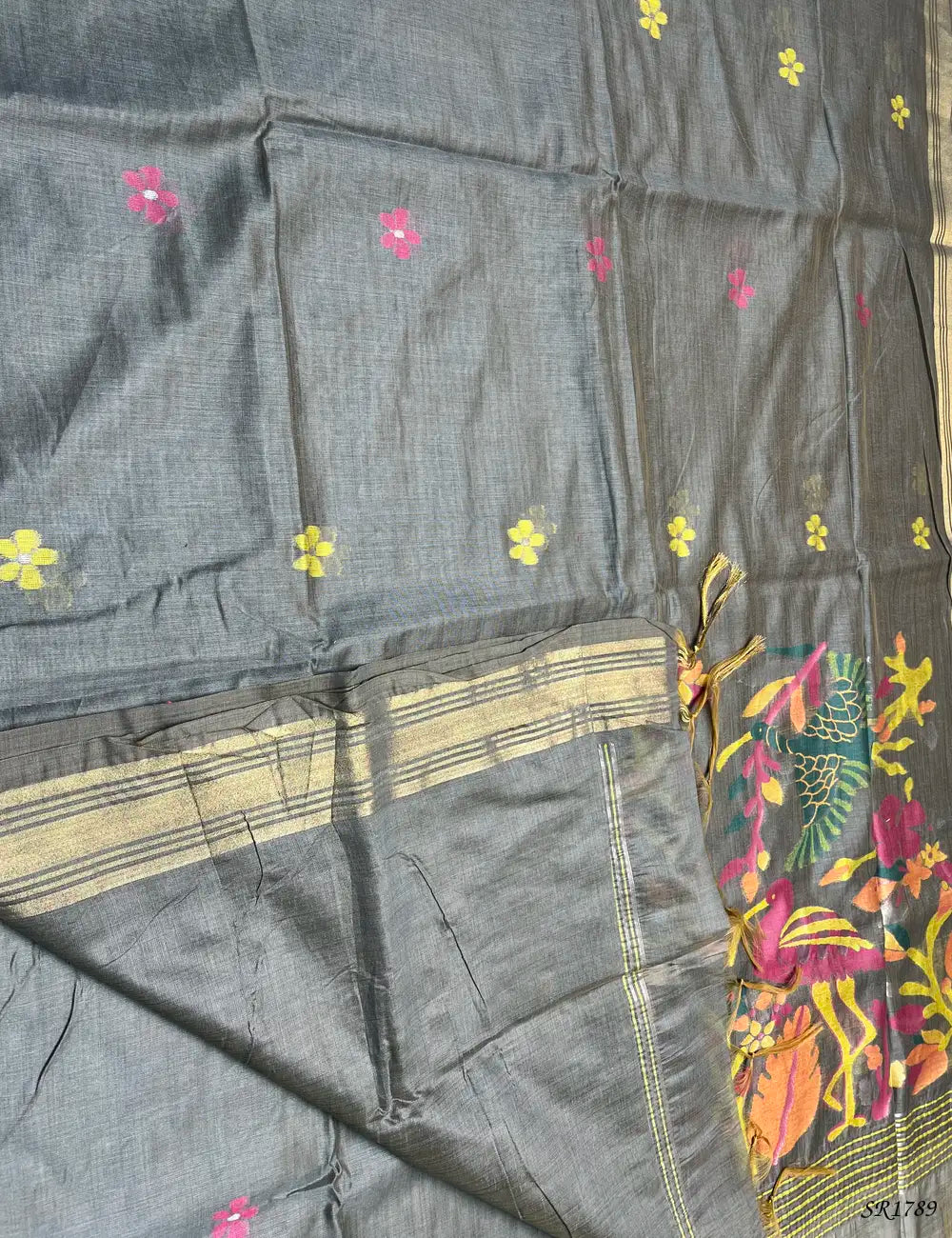 Grey - Jhamthani Saree -