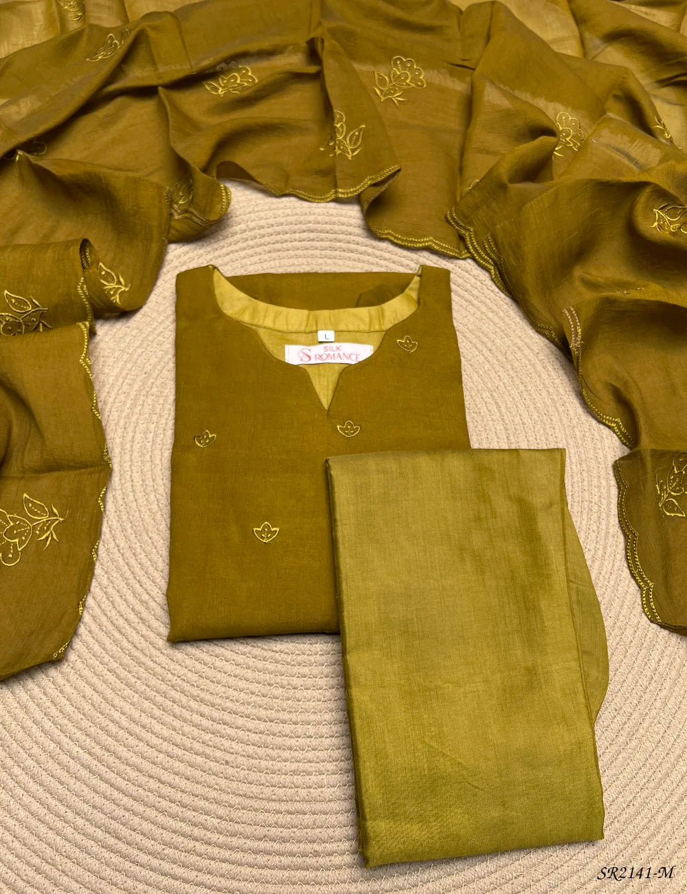Mehendhi Green - Salwar Set Front View