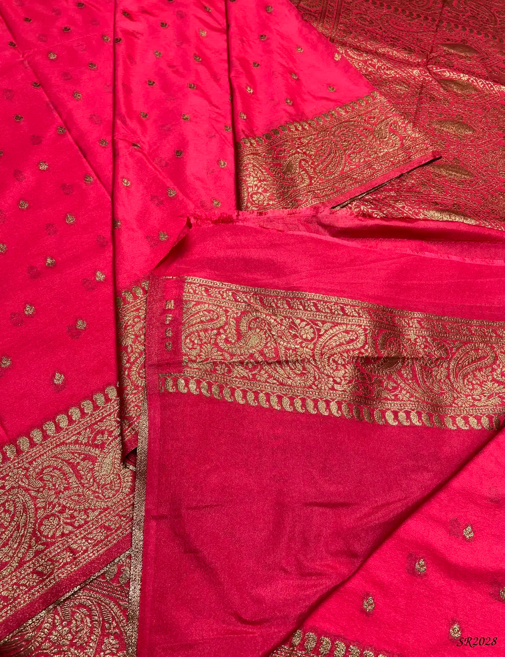 Pink - Banaras Weaves Saree -