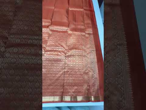 Pastel Rust - Kanchi Border Soft Silk Saree