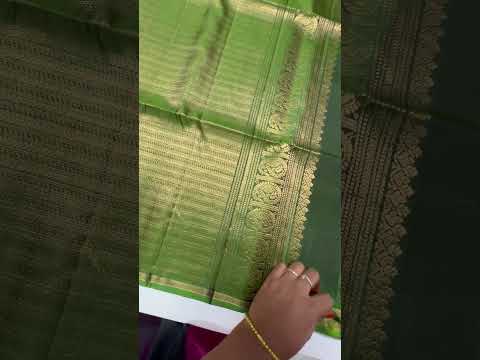 Green - Vairaoosi Fancy Border Soft Silk Saree