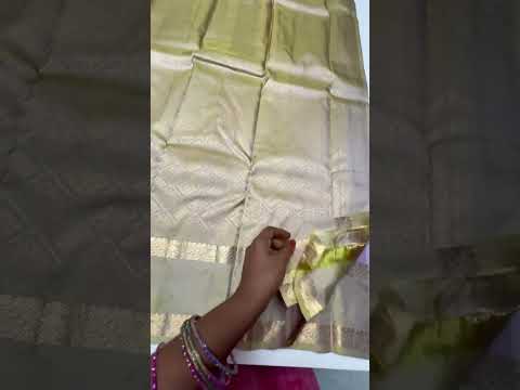 Lavender & Beige - Retta Pet Border Soft Silk Saree