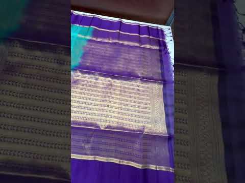 Rama Green & Purple- Vairaoosi X Retta Pet Border Soft Silk Saree