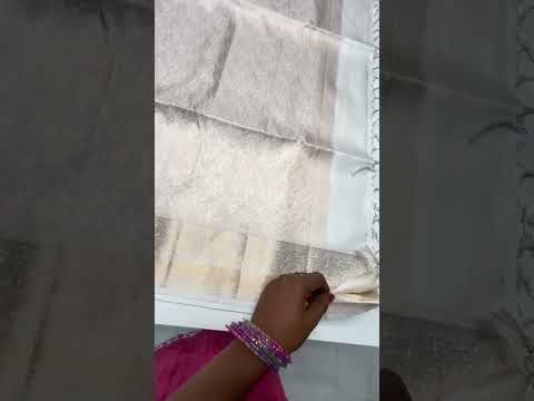 White - Kanchi Border Soft Silk Saree