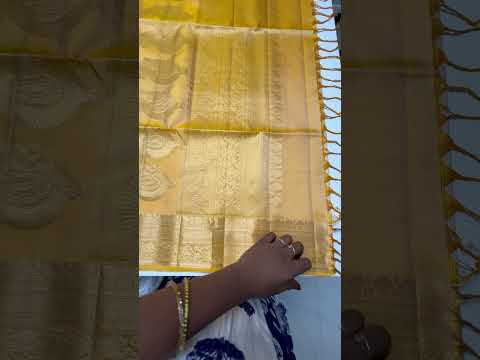 Cream & Yellow - Kanchi Border Soft Silk Saree
