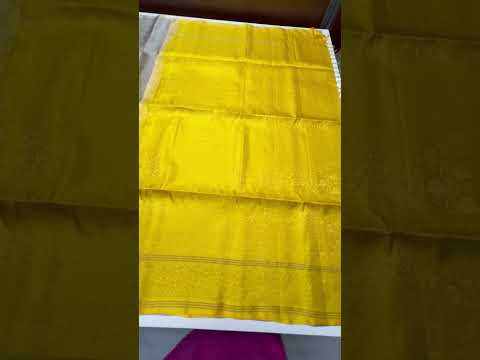 Beige & Yellow - Soft Silk Saree