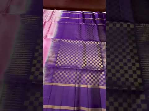 Pink & Purple - Soft Silk Saree