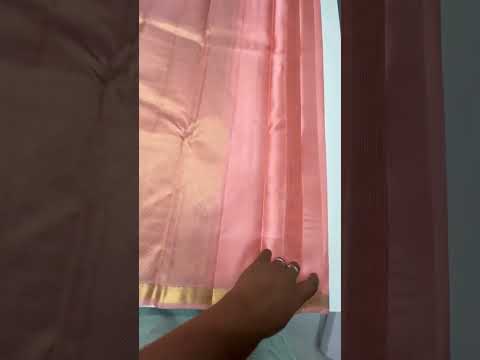 Peach - Kanchi Border Soft Silk Saree