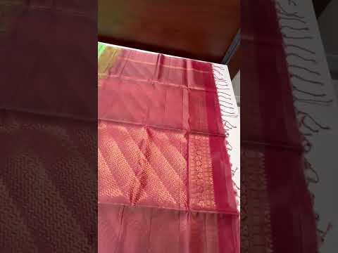 Rexona & Dusty Peach - Soft Silk Saree