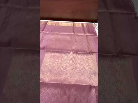 Mauve Pink - Kanchi Border Soft Silk Saree