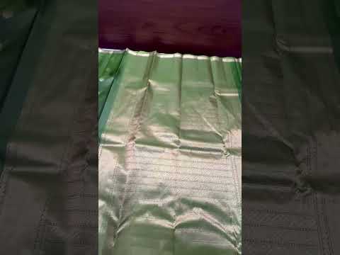 Green - Kanchi Border Soft Silk Saree