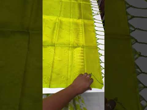 Lime Green - Soft Silk Saree