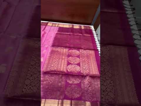 Pink & Raspberry - Kanchi Border Soft Silk Saree