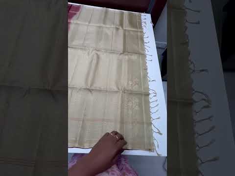 Maroon & Sandal - Soft Silk Saree