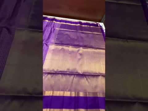 Lavender & Purple - Checkerd Retta Pet Soft Silk Saree