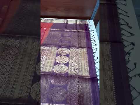 Rustic Maroon & Coffee Brown - Kanchi Border Soft Silk Saree