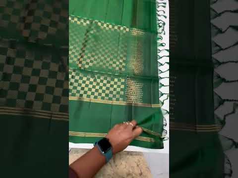 Black & Green - Soft Silk Saree