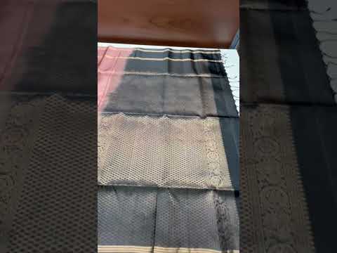 Cocoa & Black -  Soft Silk Saree