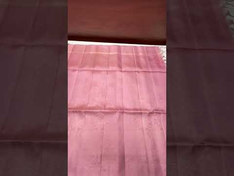 Pastel Peach - Kolam Soft Silk Saree